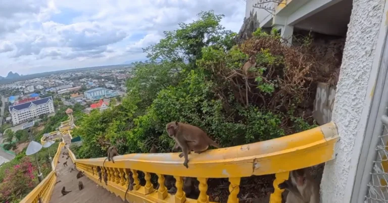 Temple Khao Chong Krachok à Prachuap Khiri Khan